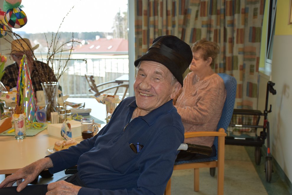 Herr E. hatte sichtlich Freude