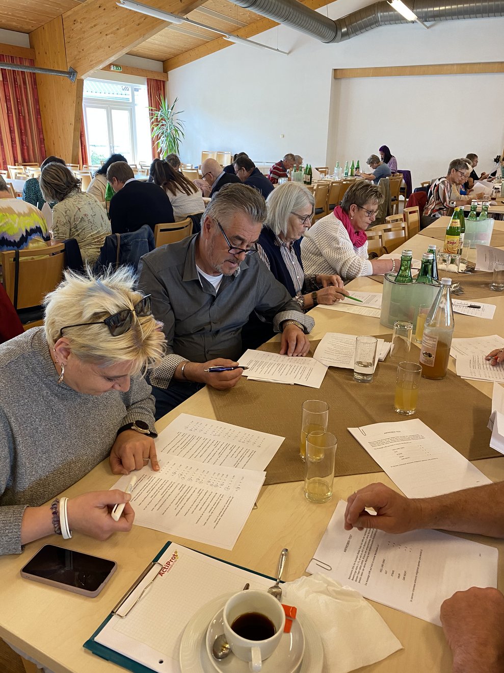 verschiedenste Übungen wurden gemacht
