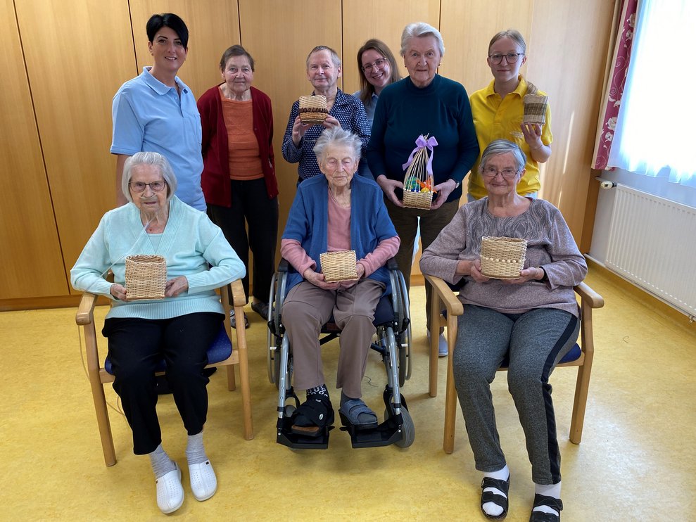 die fleißige Gruppe vom heutigen Vormittag