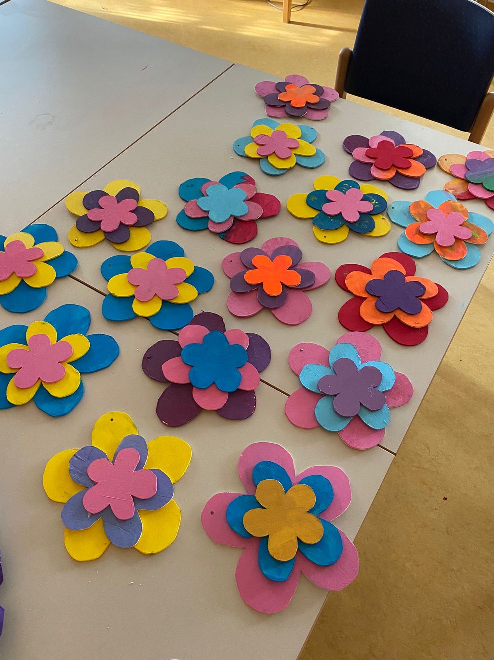 die Blumen sind fast fertig