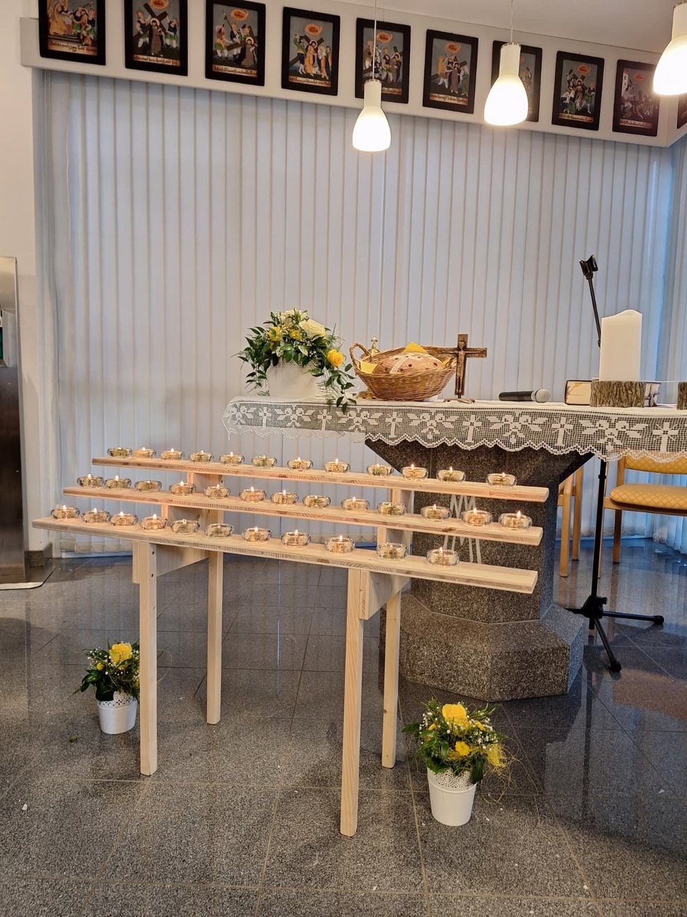 für die Verstorbenen wurde ein Licht entzunden