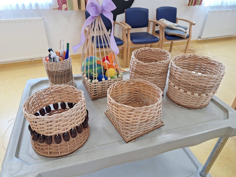 unsere angefertigten Körbe