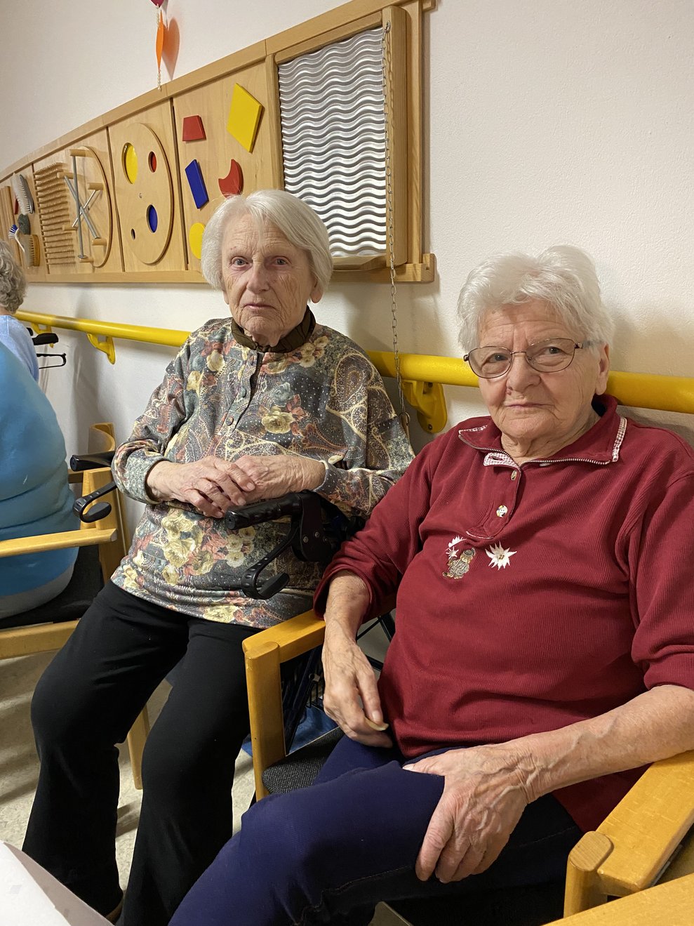Bewohnerinnen sind begeistert von den schönen Liedern