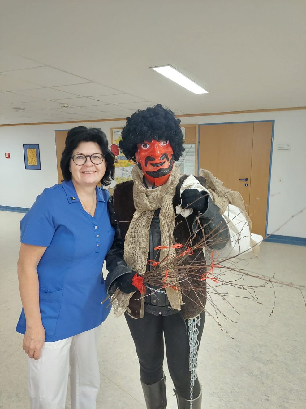 Gabi mit dem lieben Krampus
