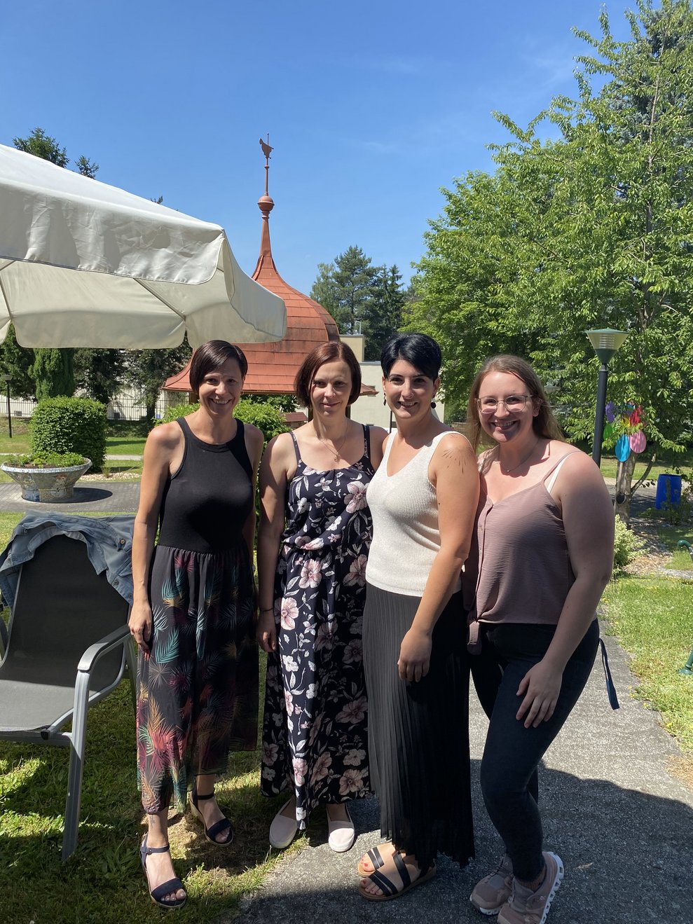 Claudia, Britta, Julia und Andrea