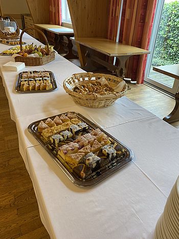 Pausenverköstigung vom Gasthaus Klang