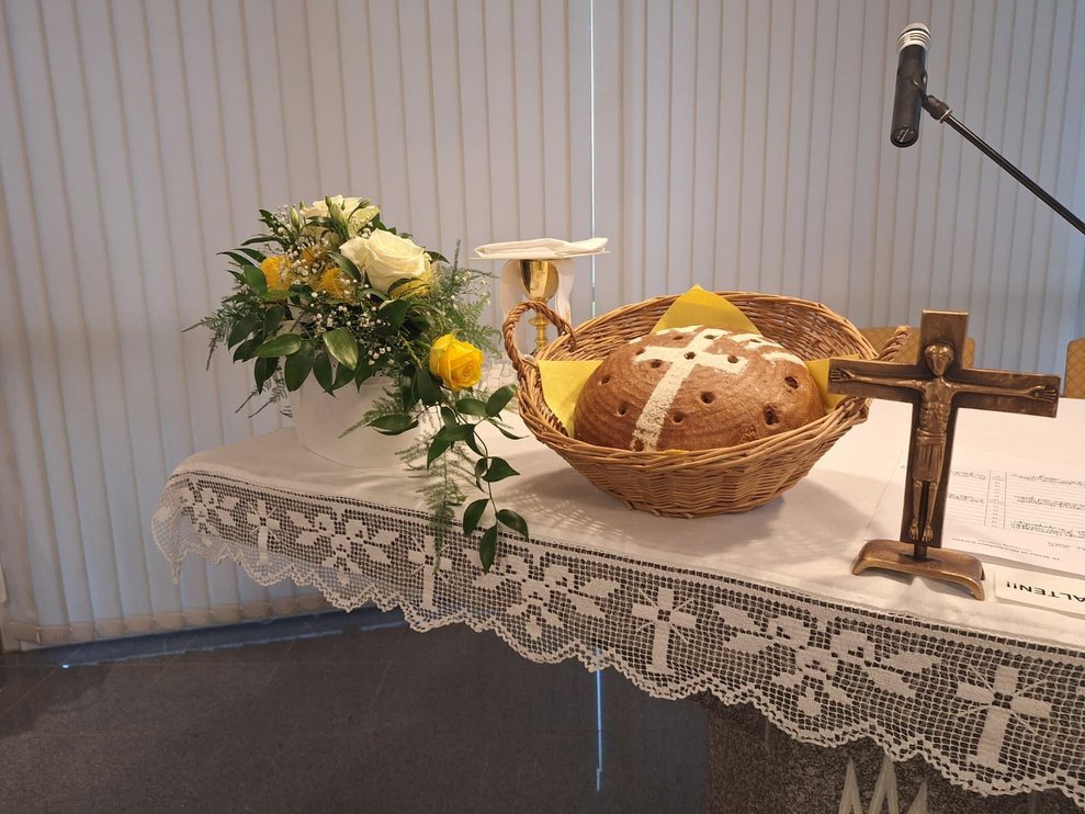 geschmückter Altar