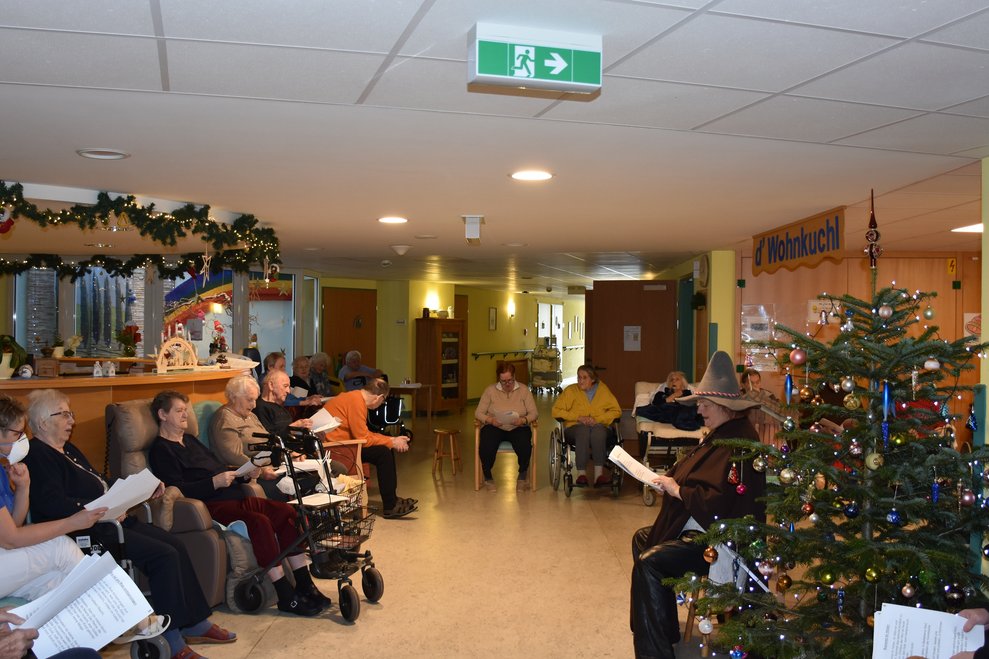Weihnachtslieder wurden gesungen