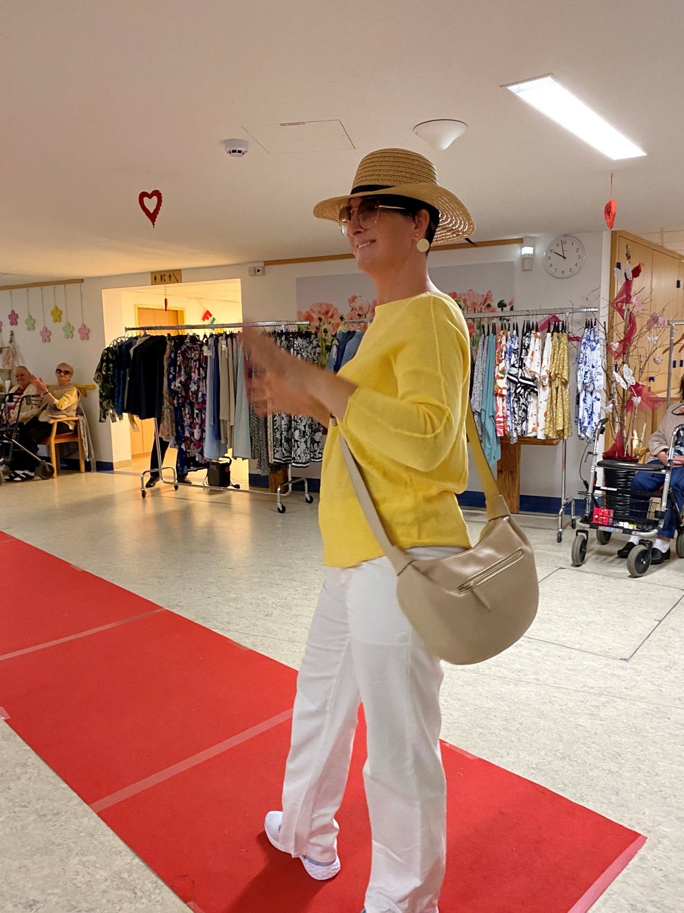 auch Julia machte mit