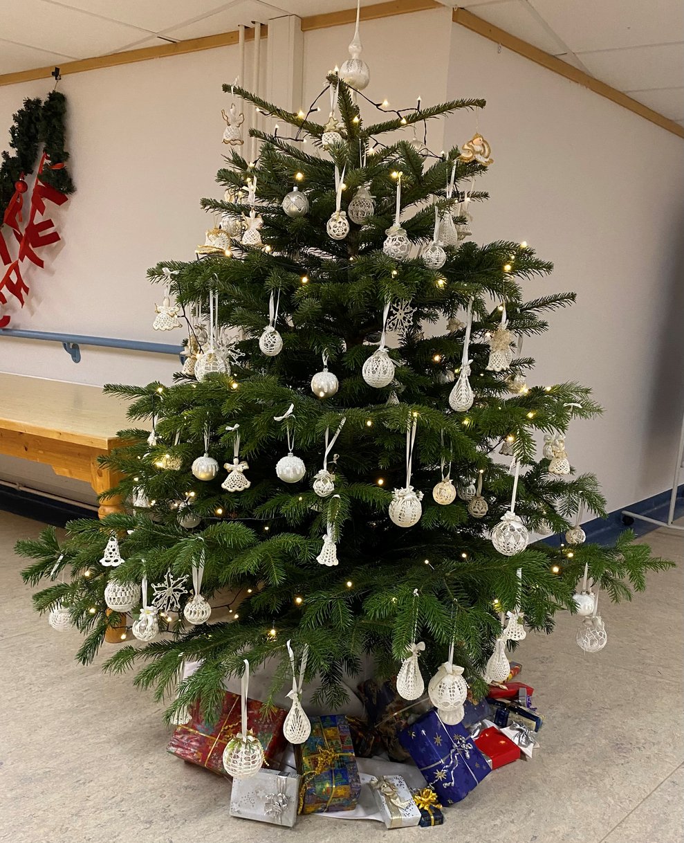 unser geschmückter Baum 