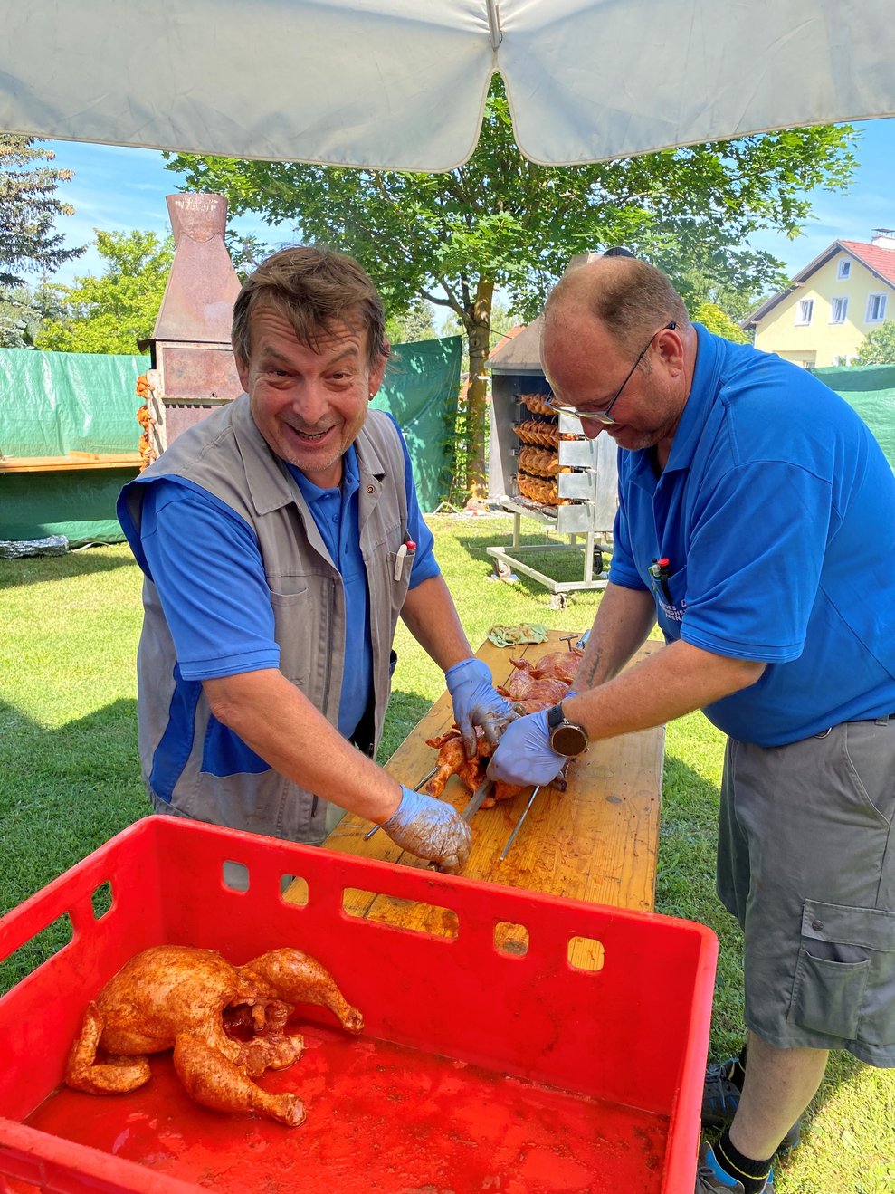 die Vorbereitungen laufen 