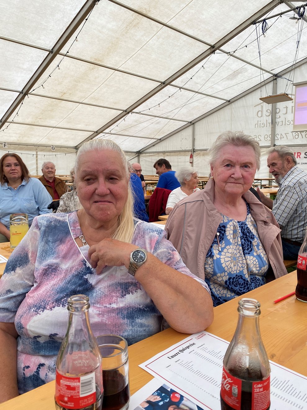 gute Stimmung am Fest
