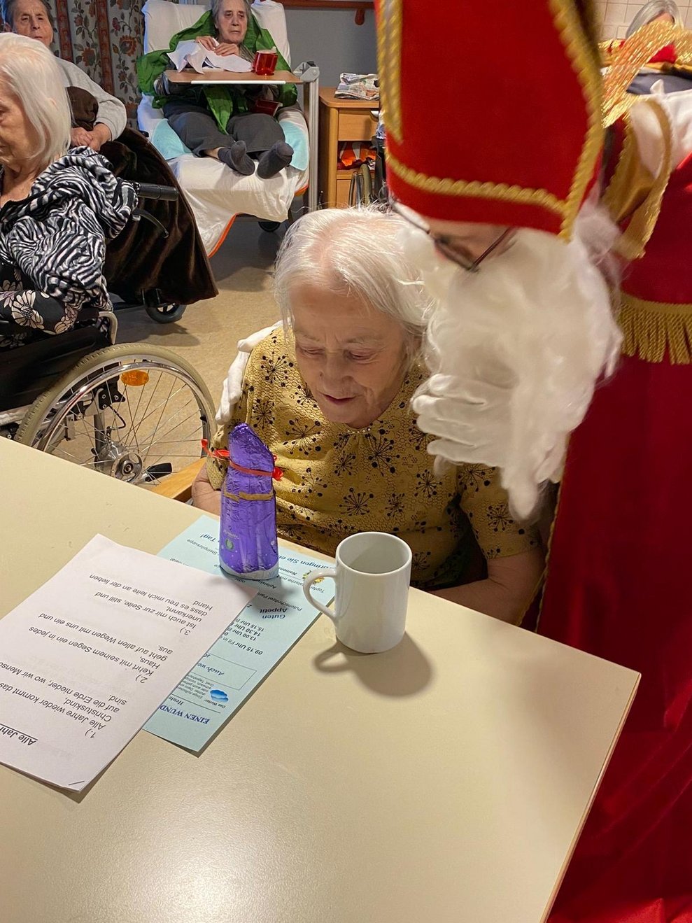 jeder freut sich über den Besuch 